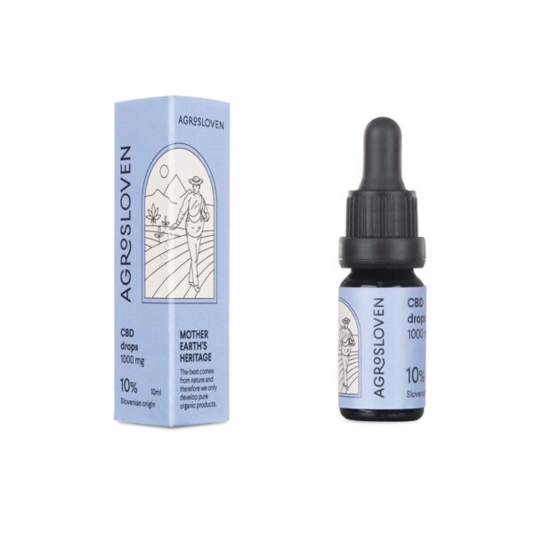 10 CBD hemp drops Agrosloven